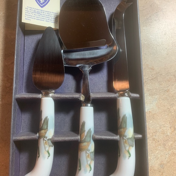 House of Prill. Sheffield England. Vintage. Cheese set. - Picture 2 of 5